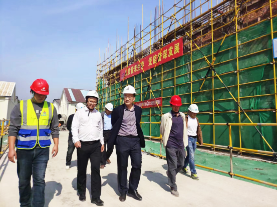 局党组书记、局长蒋超督导项目建设工作