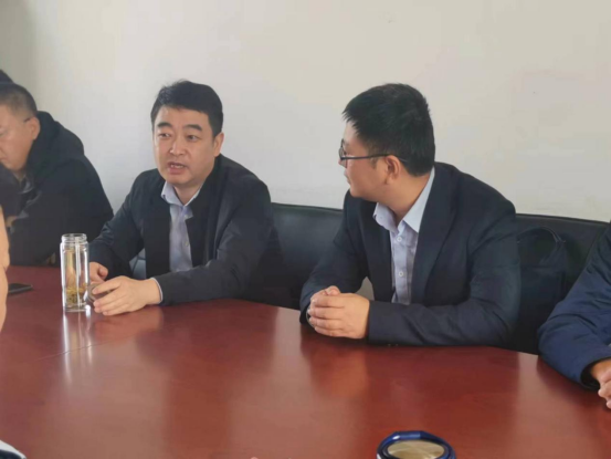 集团公司赴潘集调研土地流转及粮食种植相关情况