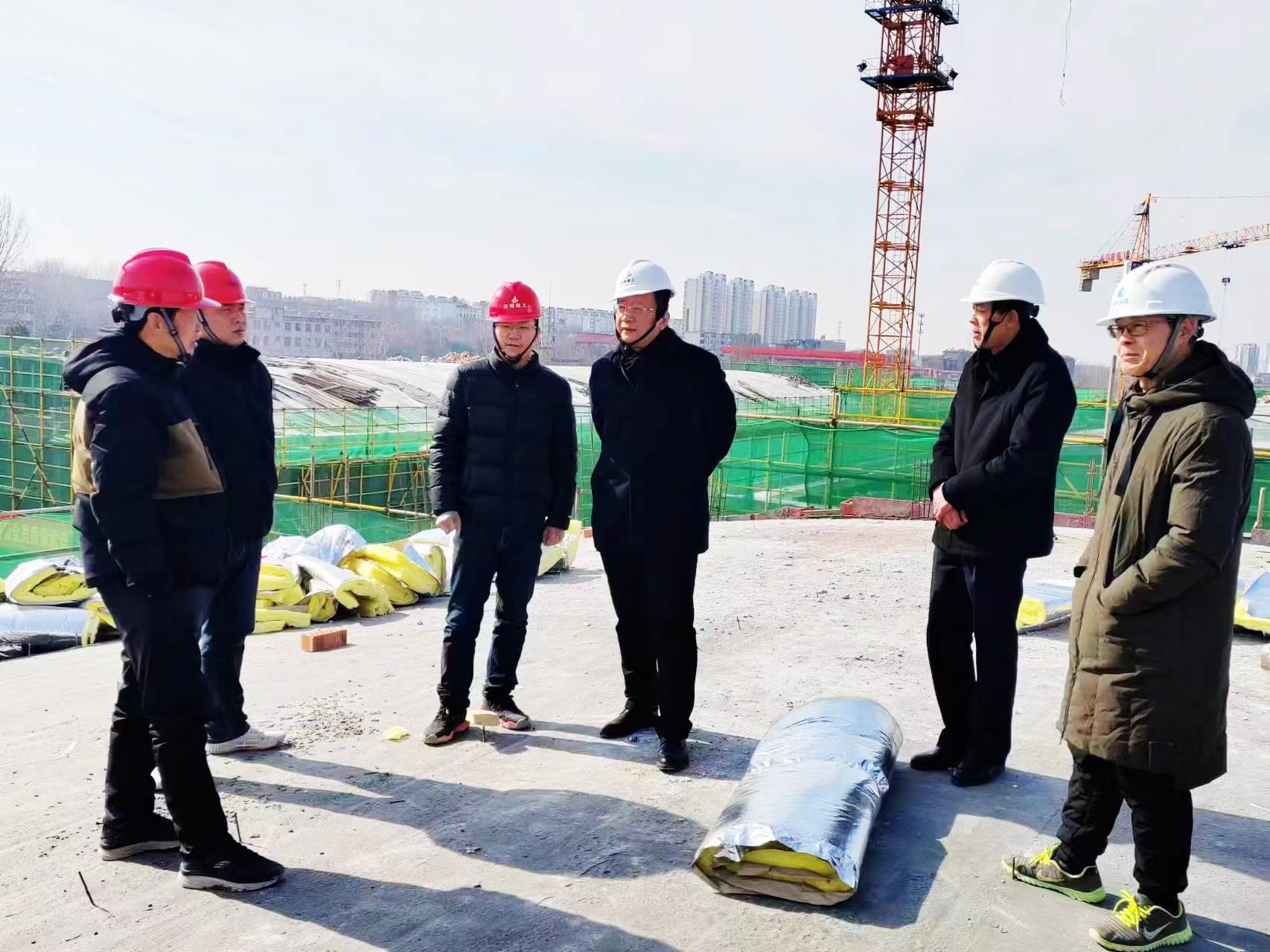 局党组书记、局长蒋超督导调研优质粮食工程项目建设