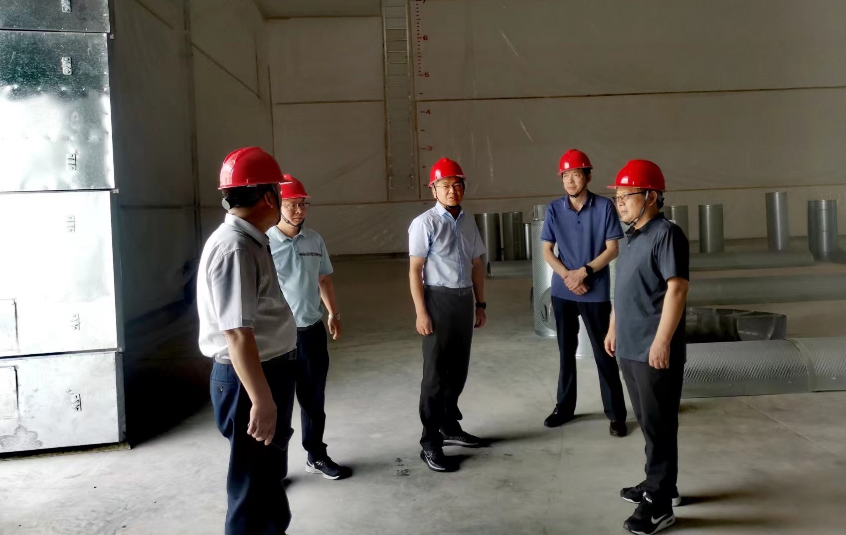 中储粮安徽分公司副总经理刘慧宇赴罗山库考察调研