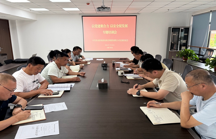 以党建聚合力 以安全促发展——裕农公司开展专题培训会